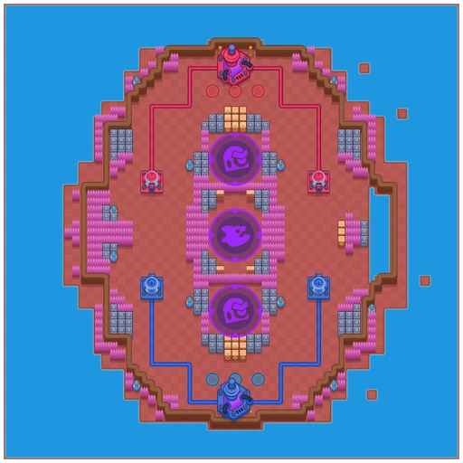 Mapa Mirage Arena